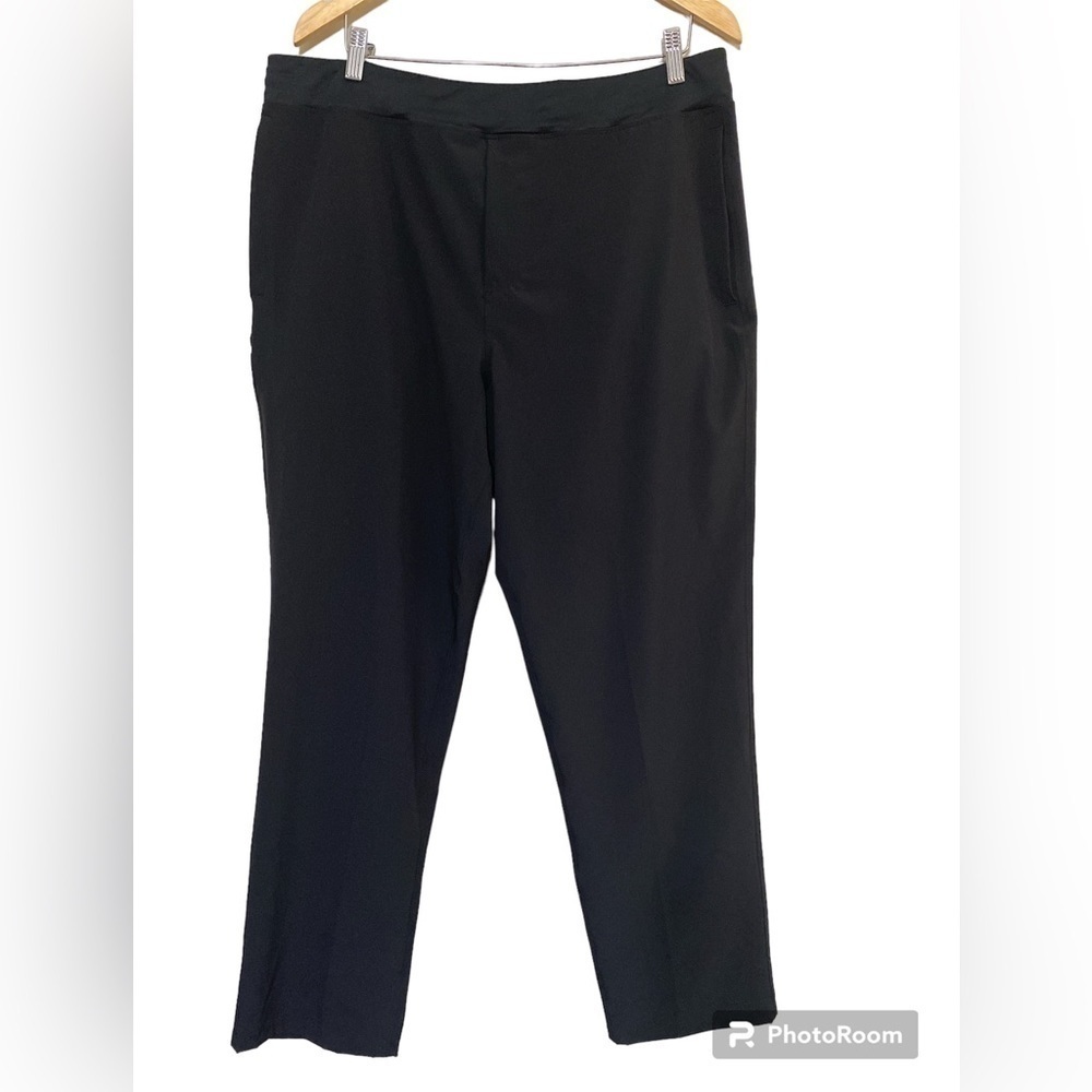 Joseph Abboud Pant Mens Black Straight Stretch Active outdoor XL Hiking Training